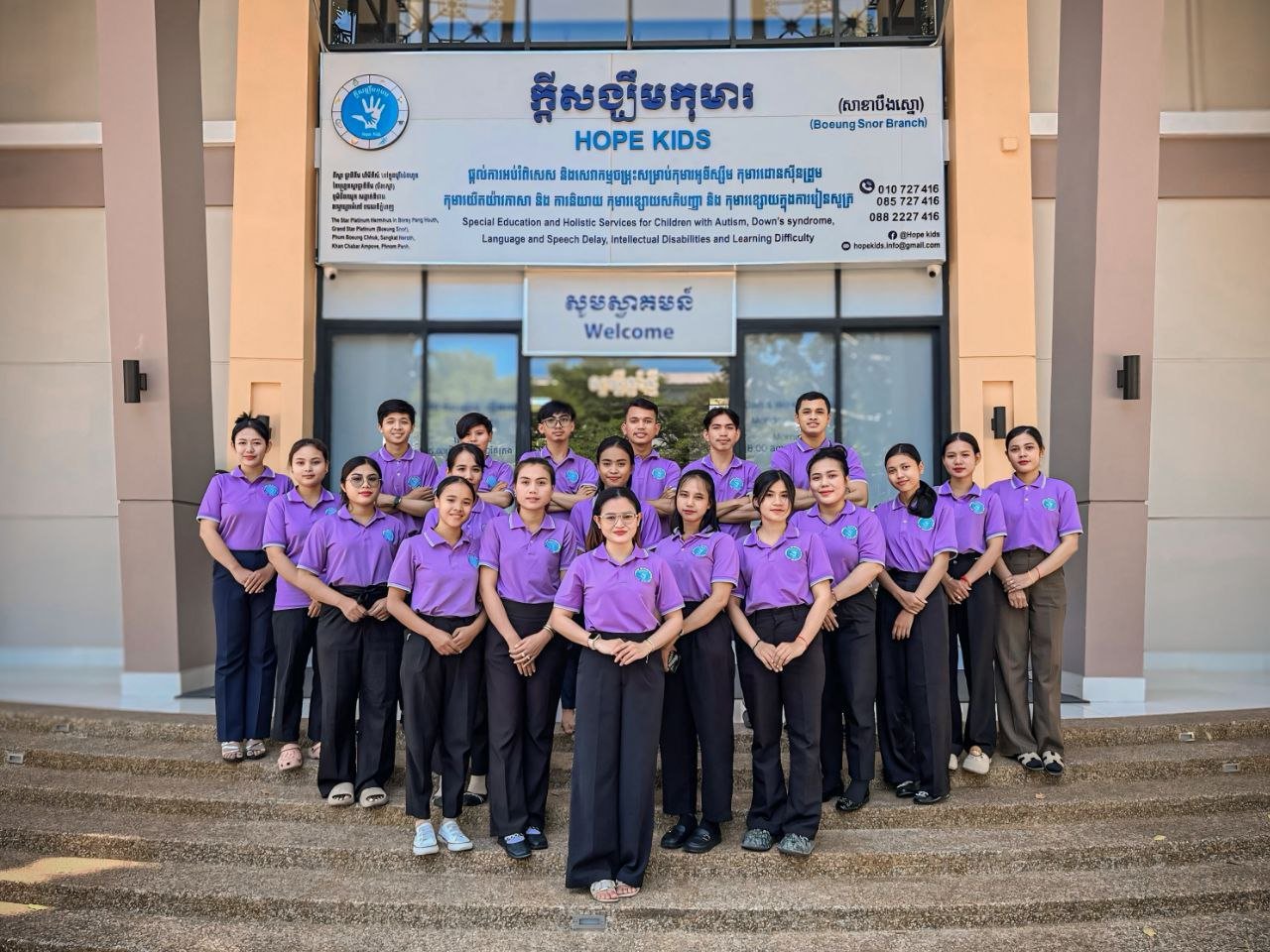 Professional speech therapist in Cambodia for children with special needs