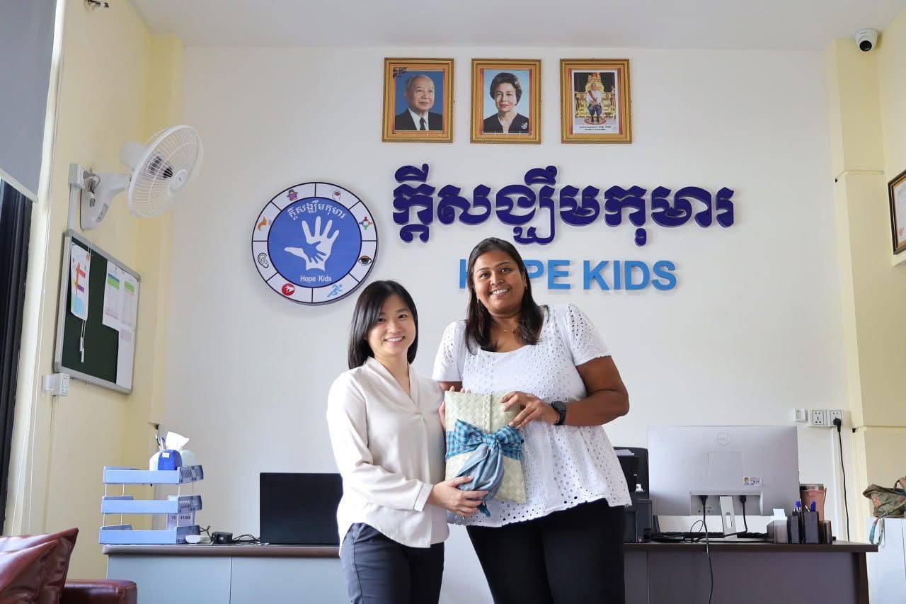 Experienced speech therapist providing care for children in Cambodia