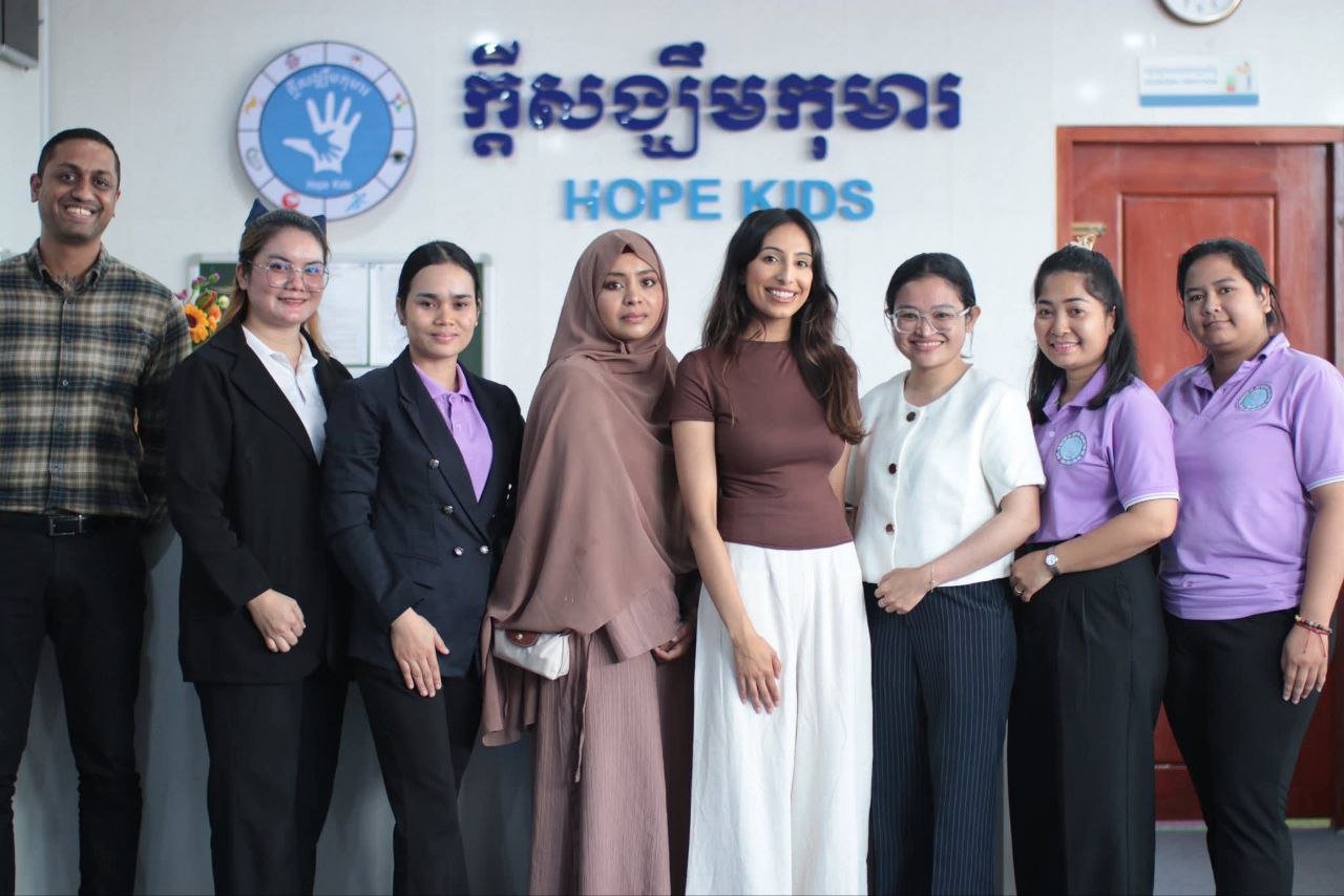Experienced speech therapist providing care for children in Cambodia