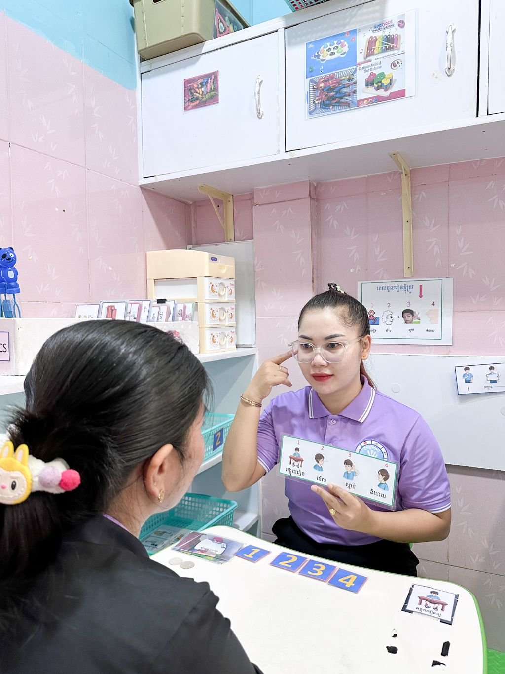 <p>Special education at Hope Kids is fully individualized to meet the needs of children with mental, physical, emotional, or behavioral challenges. &nbsp;Led by Director Mrs. Mam Lay, who has over 17 years of experience, the program provides personalized learning approaches for children with diverse needs.</p>